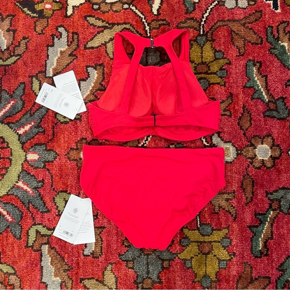 Athleta Maldives Bikini High Neck 34 B/C Medium Bottoms - Picture 8 of 8
